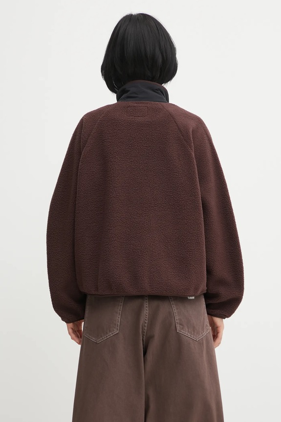 Clothing Carhartt WIP sweatshirt W' Flynn Fleece Jacket I035460.3ANXX brown