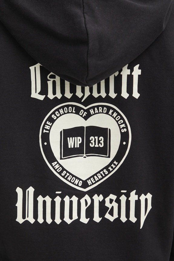 Carhartt WIP sweatshirt W' Hooded Schooling Jacket black I035514.8906