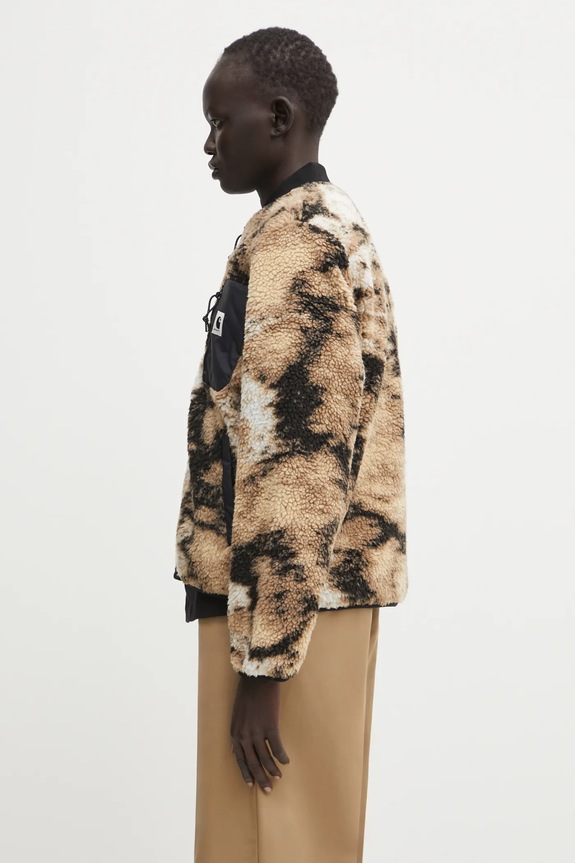 Carhartt WIP fleece sweatshirt W' Janet Liner I035697.3BNXX beige AW25