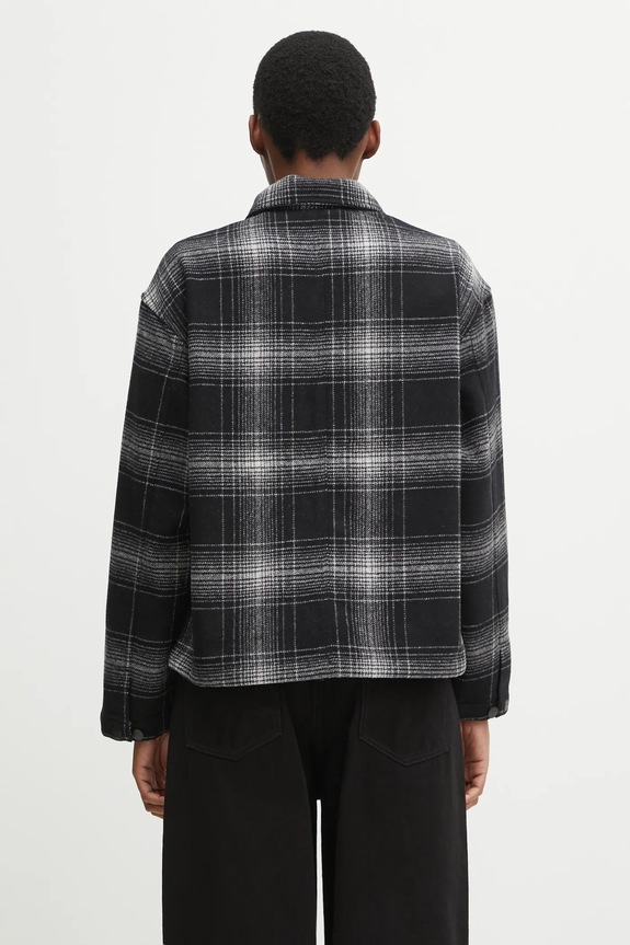 Clothing Carhartt WIP jacket with wool W' Brennan Shirt Jac I035519.34JXX gray