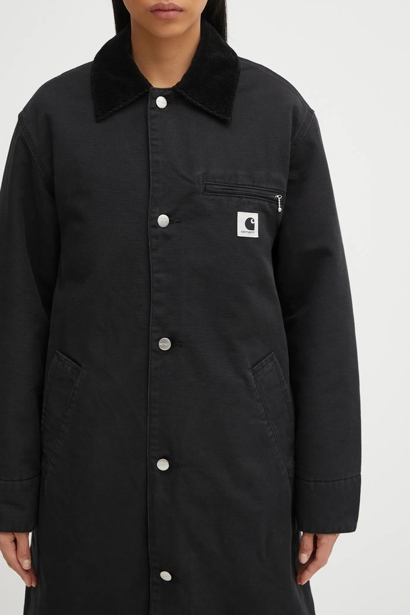 Carhartt WIP kurtka jeansowa W' Webster Coat czarny I035676.0