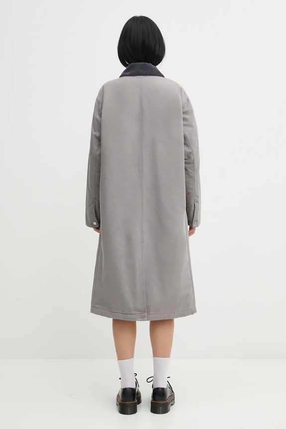 Odzież Carhartt WIP kurtka jeansowa W' Webster Coat I035676.3D306 szary