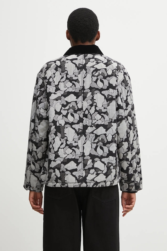 Odzież Carhartt WIP kurtka W' Tapestry Chore Coat I035315.3CIXX szary