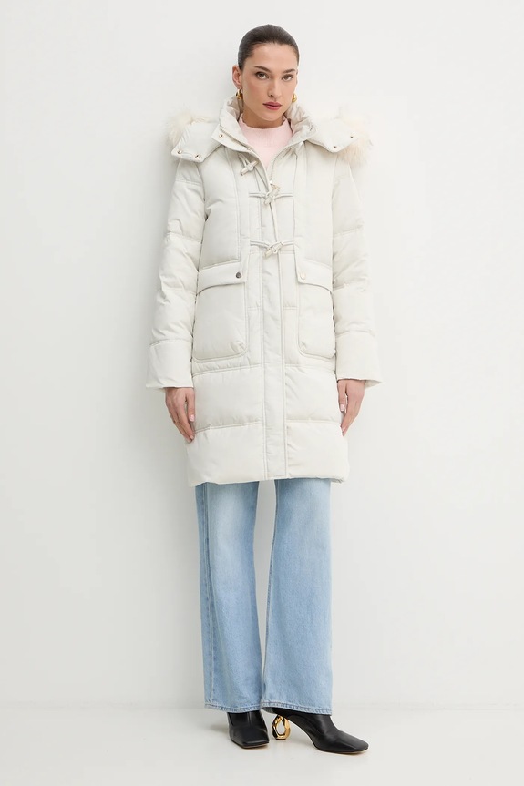 Páperová bunda Morgan GMATIL béžová AW25