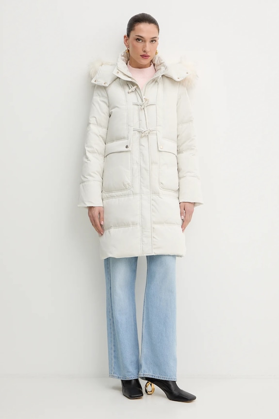 Páperová bunda Morgan GMATIL béžová AW25