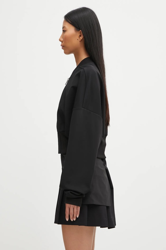 Jakna Rick Owens Lilies Flight LI02E3708.JCVS crna AW25