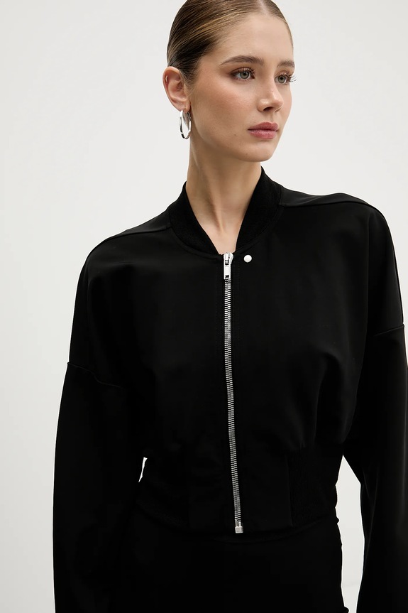 Bunda Rick Owens Lilies Flight čierna LI02E3708.JCVS