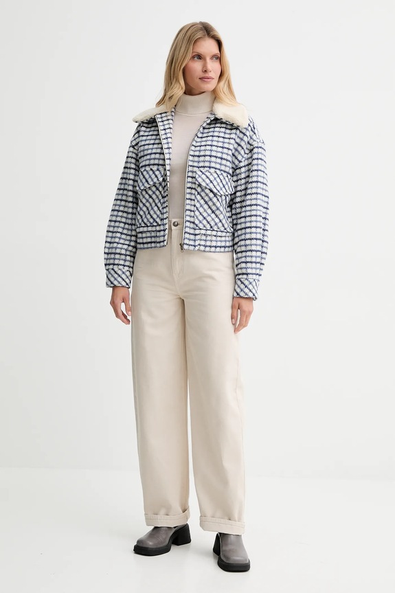 Levi's kurtka z domieszką wełny 003RZ niebieski AW25