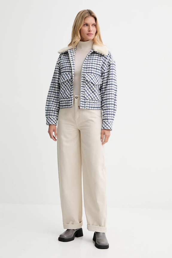 Levi's kurtka z domieszką wełny 003RZ niebieski AW25