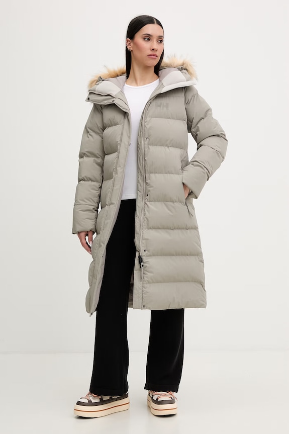 Helly Hansen kurtka damska W ARIA LONG PARKA 54512. beżowy AW25