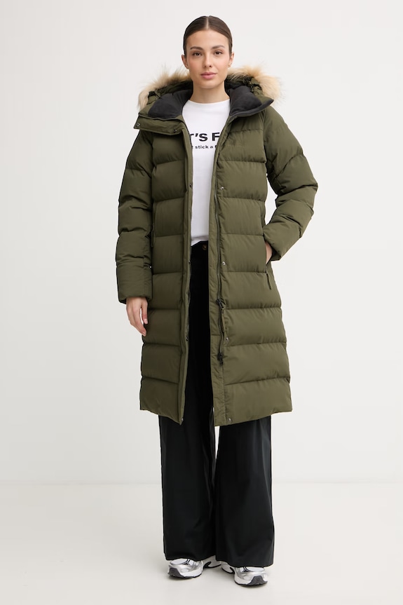 Helly Hansen kurtka damska W ARIA LONG PARKA 54512. zielony AW25