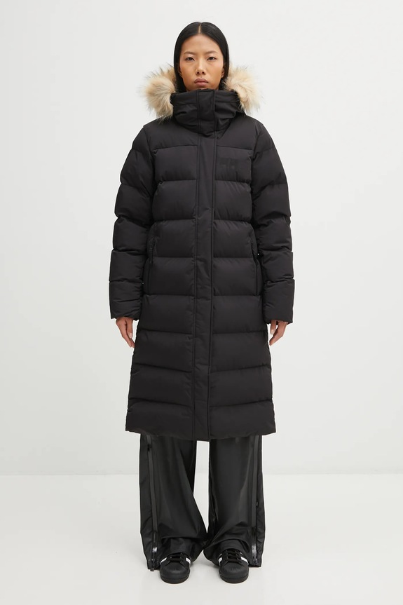 Helly Hansen W ARIA LONG PARKA jacket Women's Planet friendly black 54512.