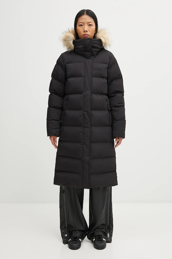 Helly Hansen W ARIA LONG PARKA jacket Women's Planet friendly black 54512.
