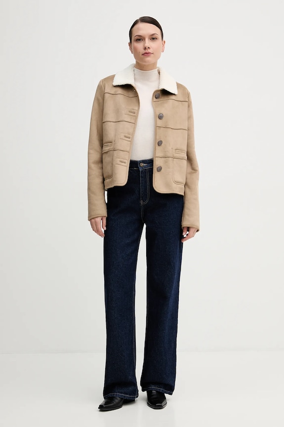 Μπουφάν United Colors of Benetton 2W8EDN08Q μπεζ AW25