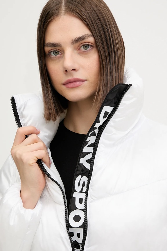 Dkny rövid kabát OTW - PUFFERS fehér DP5J9623
