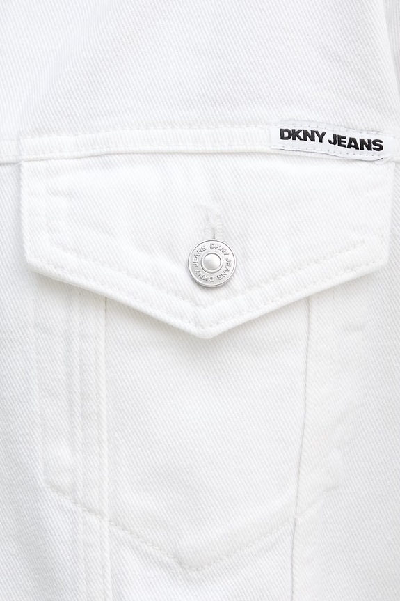 Džínová bunda Dkny DJ5J6201 bílá