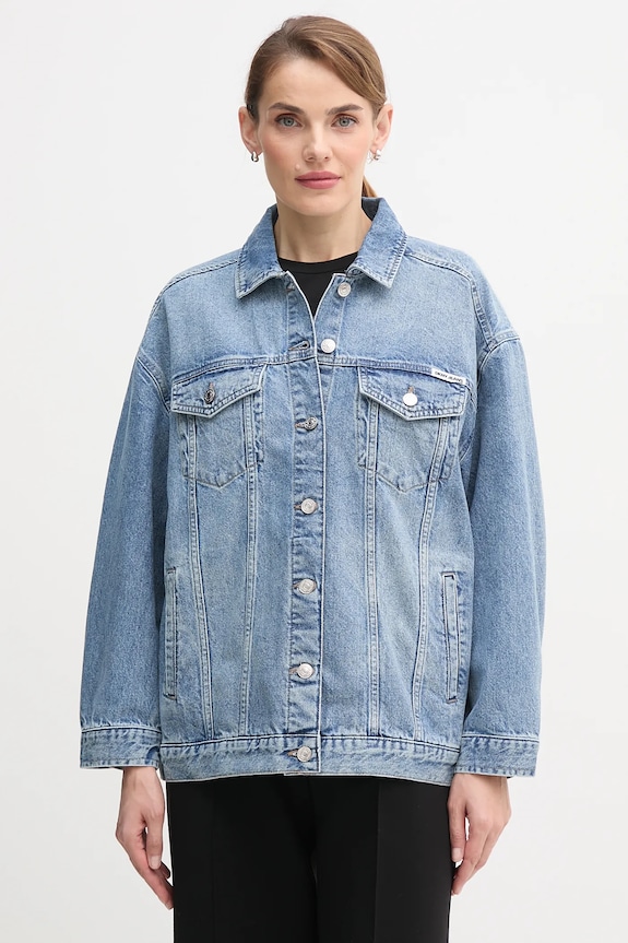 Джинсова куртка Dkny джинс блакитний DJ5J6201