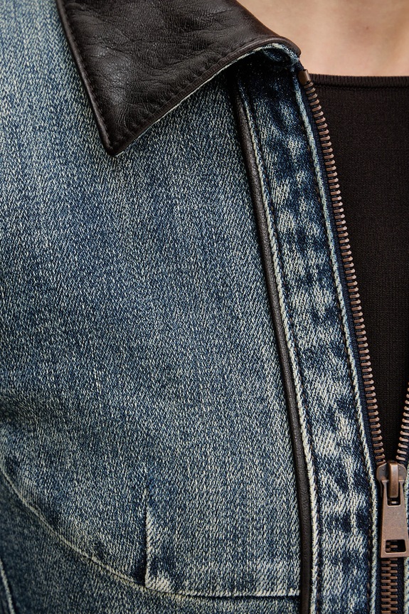 Miss Sixty kurtka jeansowa 6S3WJ44200 niebieski