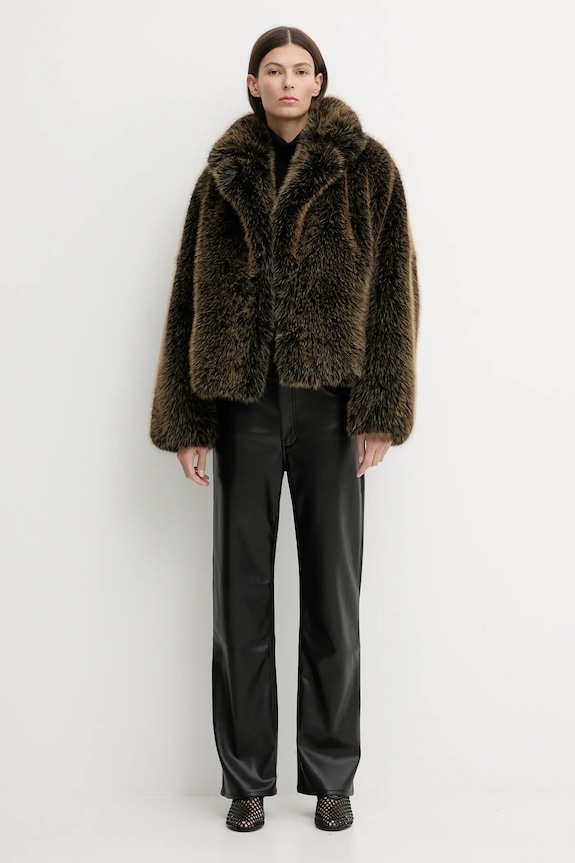 Παλτό Stand Studio India 66611.9426 μαύρο AW25
