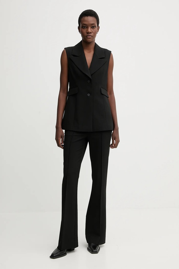 AllSaints kamizelka ASTRA W043QD czarny AW25