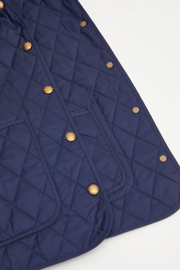 Куртка Sporty & Rich NY Crest Nylon Quilted темно-синій JA01962243BL106