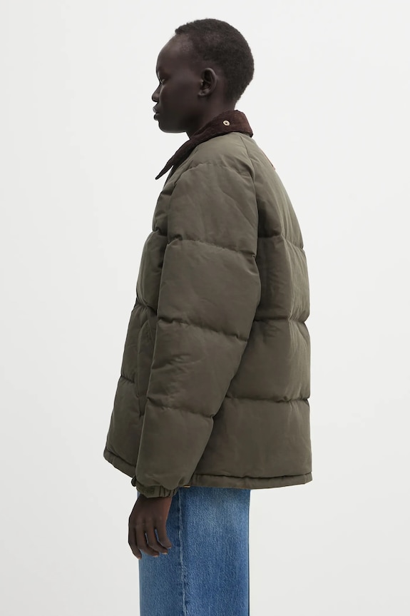 Sorel down jacket Sorel x Barbour OS Transport Wax Puffer A100153733 green AW25
