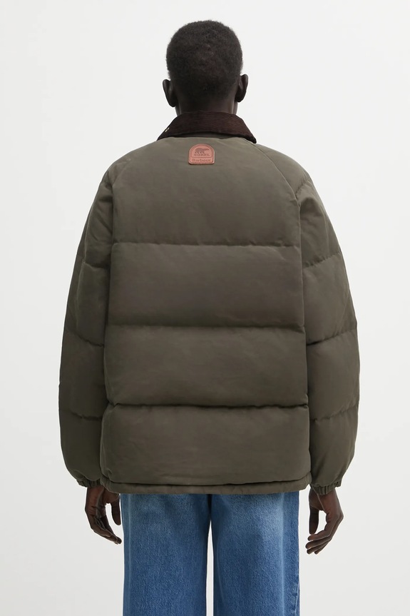 Clothing Sorel down jacket Sorel x Barbour OS Transport Wax Puffer A100153733 green