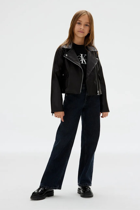 Otroška biker jakna Calvin Klein Jeans IG0IG02982.9BYA