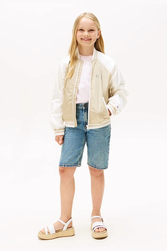Djevojčice Jakna Tommy Hilfiger KG0KG08754.128.176.9BYA bež