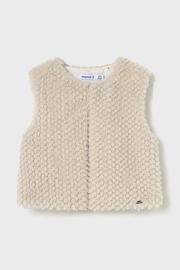 Detská vesta Mayoral 2359.4C.Baby.9BYA béžová AW25