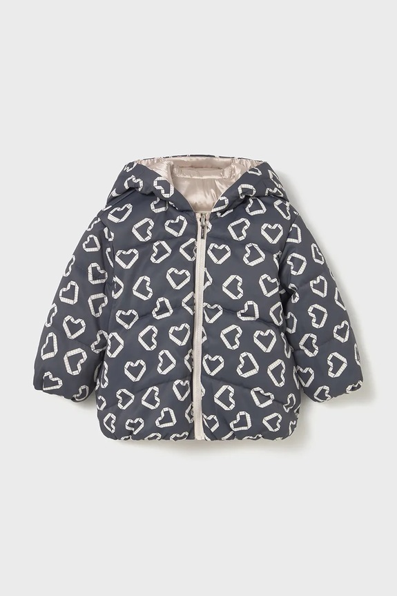 Dvostrana jakna za bebe Mayoral 2437.4J.Baby.9BYA siva AW25