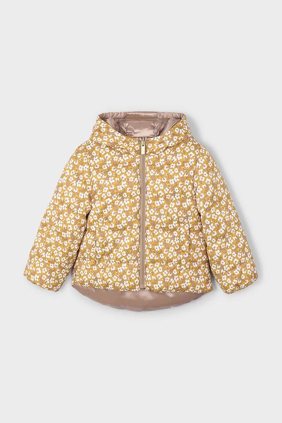 Dječja dvostrana jakna Mayoral smeđa 4444.6E.Mini.9BYA