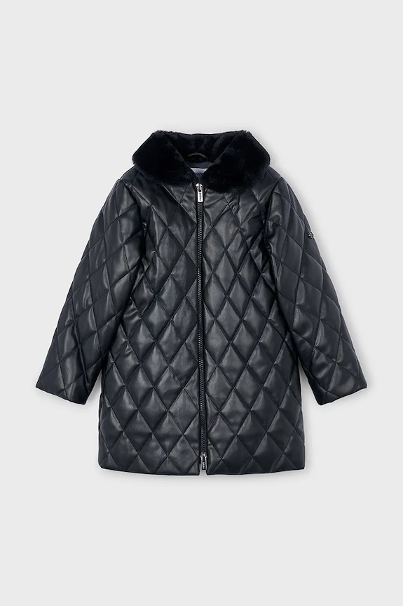 Дитяча куртка Mayoral 4445.6F.Mini.9BYA чорний AW25