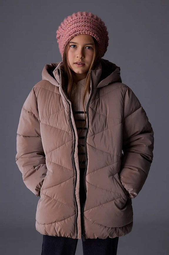 Детская куртка Mayoral с утеплением бежевый 7436.8G.Junior.9BYA