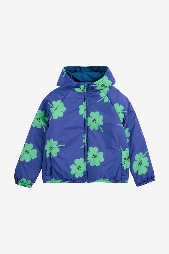Bobo Choses kurtka dwustronna dziecięca Lucky Clover 225AC119 fioletowy