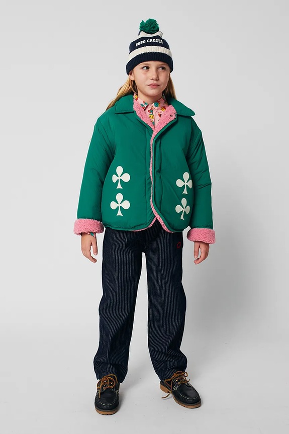 Детская двусторонняя куртка Bobo Choses Clover 225AC121