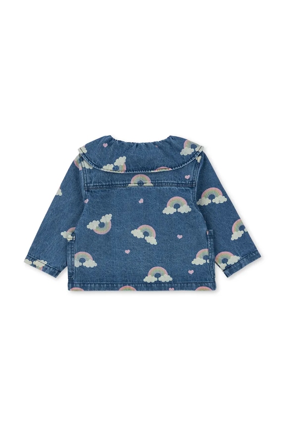 Konges Sløjd džínsová bunda detská MAGOT DENIM SHIRT GOTS KS103883.9BYA tmavomodrá AW25