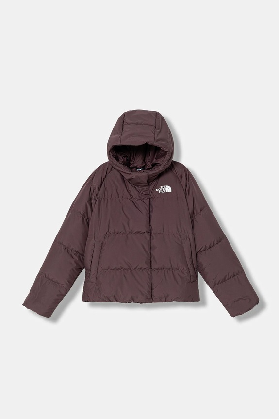 The North Face kurtka puchowa dziecięca G NORTH DOWN HOODED JACKET pozostałe fioletowy NF0A88UDBQ71