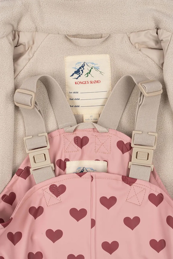 Komplet Konges Sløjd RAINY PALME SET GIRL KS103531.9BYA roza