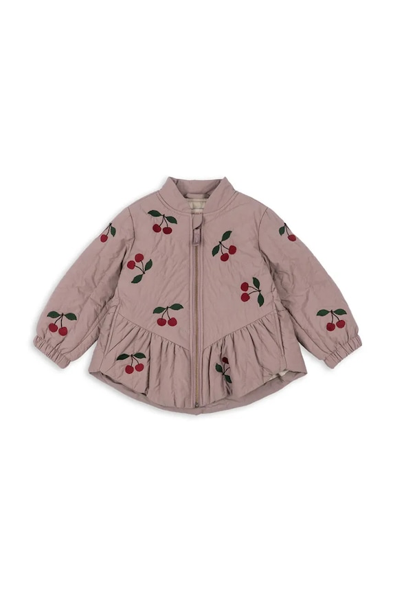 Παιδικό μπουφάν bomber Konges Sløjd JUNA BOMBER JACKET KS103483.9BYA ροζ AW25