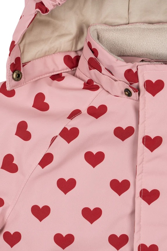 Παιδικό μπουφάν Konges Sløjd MISMOU FRILL JACKET ροζ KS103512.9BYA