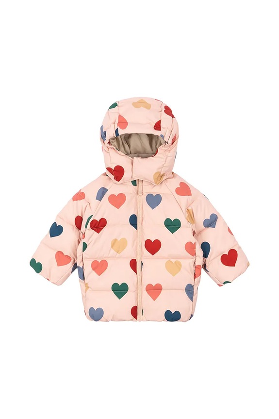 Παιδικό μπουφάν Konges Sløjd NUKA JACKET GRS KS103522.9BYA μπεζ AW25