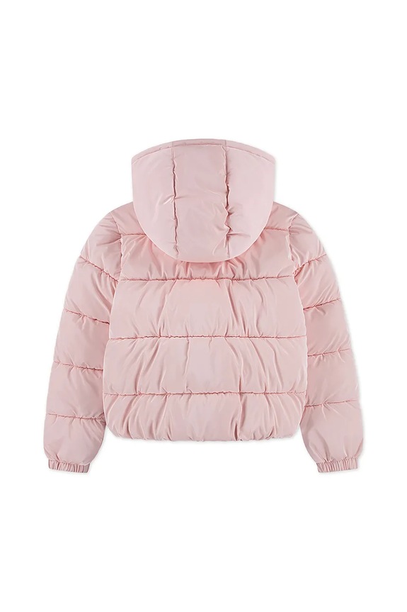 Levi's kurtka dziecięca SHINY HVWT PUFFER 4EN640 różowy AW25