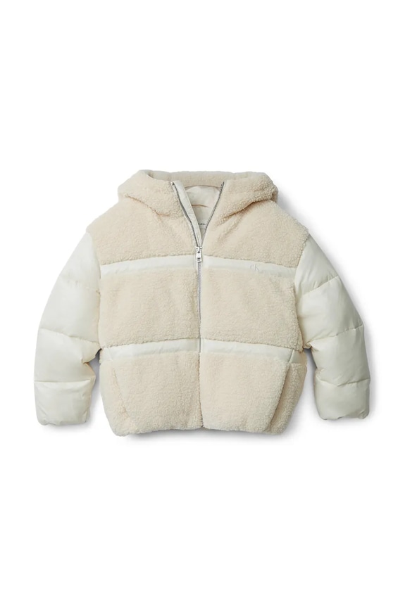 Detská bunda Calvin Klein Jeans IG0IG03022.9BYA béžová AW25