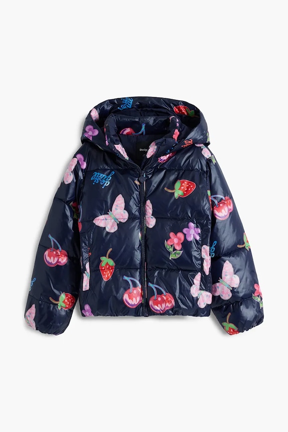 Παιδικό μπουφάν Desigual 25WGEW06 σκούρο μπλε AW25