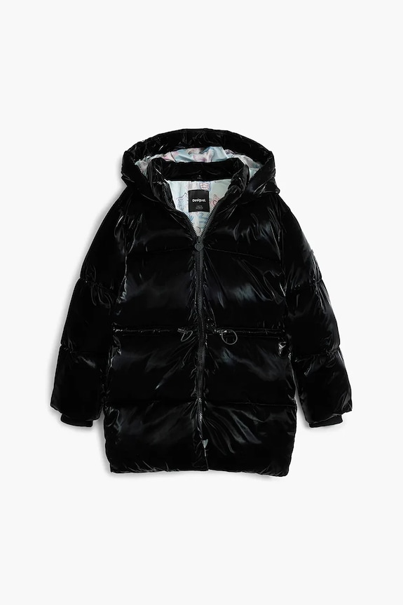 Παιδικό μπουφάν Desigual 25WGEW08 μαύρο AW25