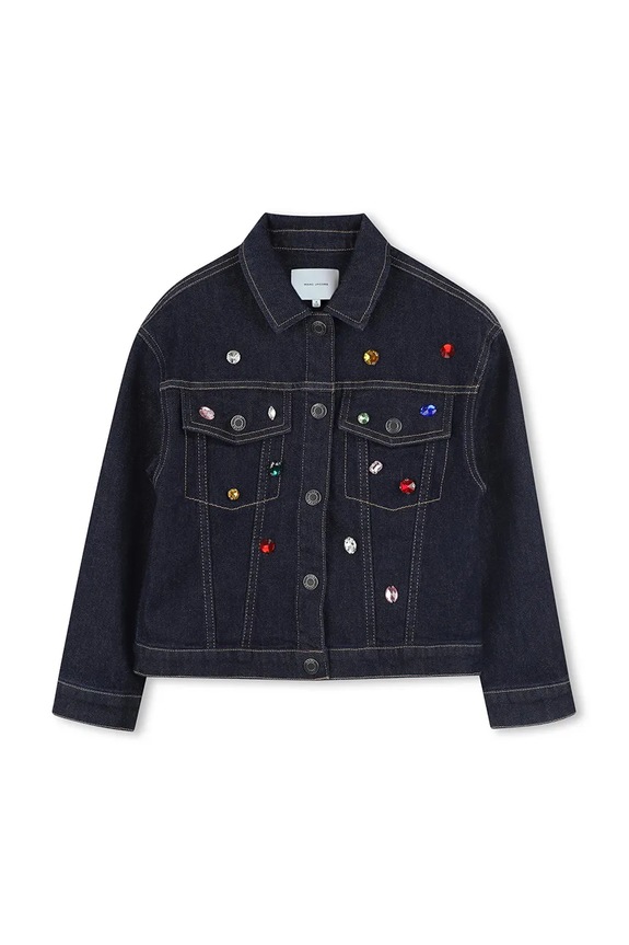 Marc Jacobs kurtka jeansowa dziecięca W60567 niebieski AW25