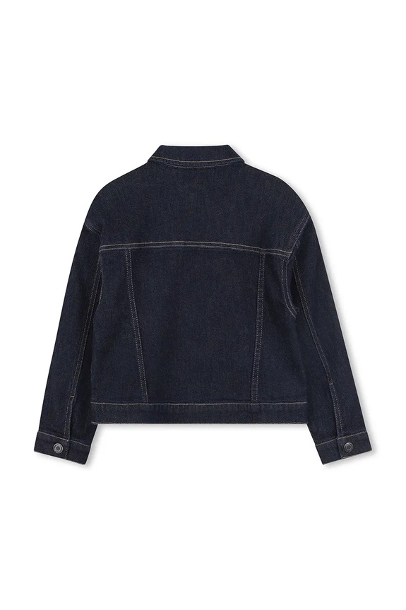 Dziewczynka Marc Jacobs kurtka jeansowa dziecięca W60567 niebieski