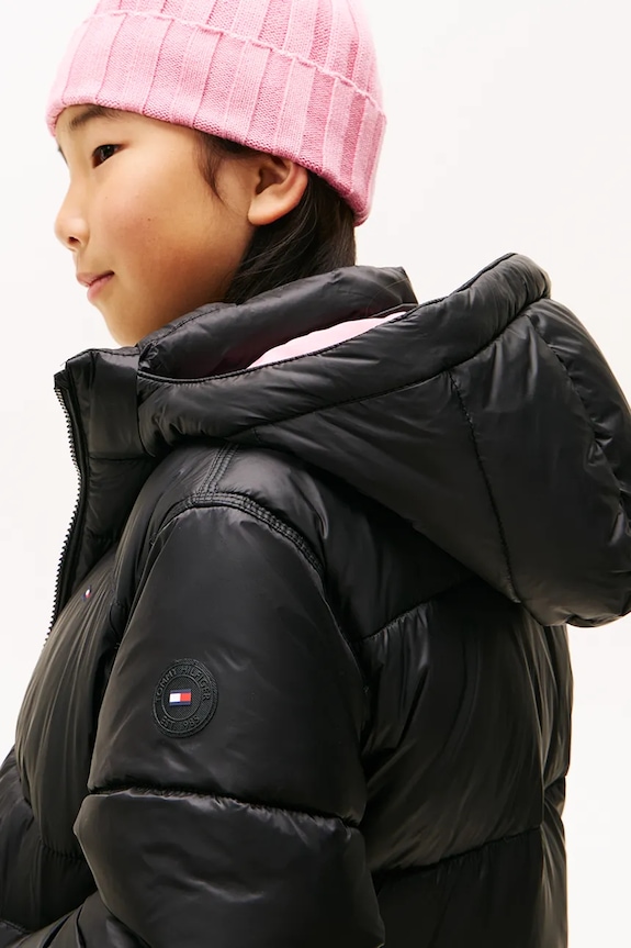 Κοριτσίστικα Παιδικό μπουφάν Tommy Hilfiger KG0KG08759.9BYA μαύρο