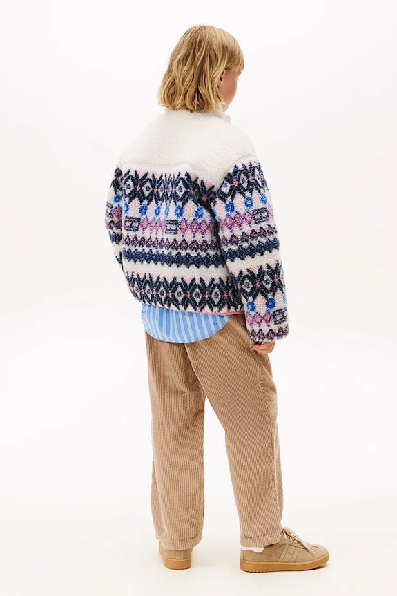Detská bunda Tommy Hilfiger KG0KG09037.9BYA béžová